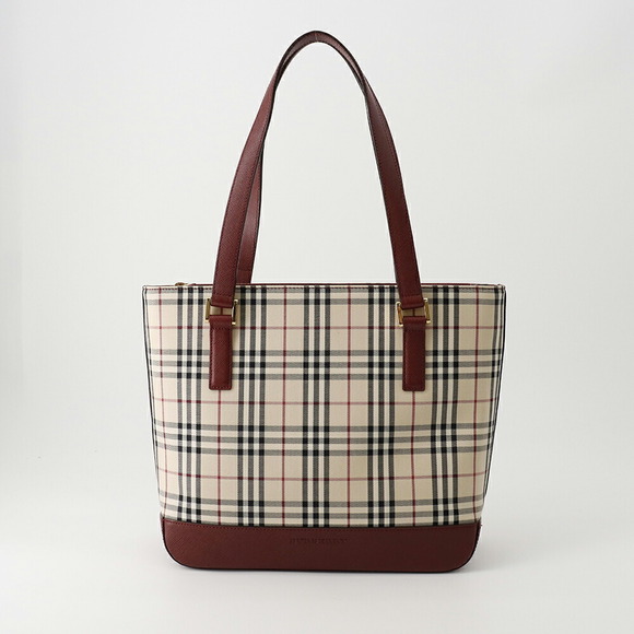 Burberry Handbags - Burberry Canvas Leather Handbag